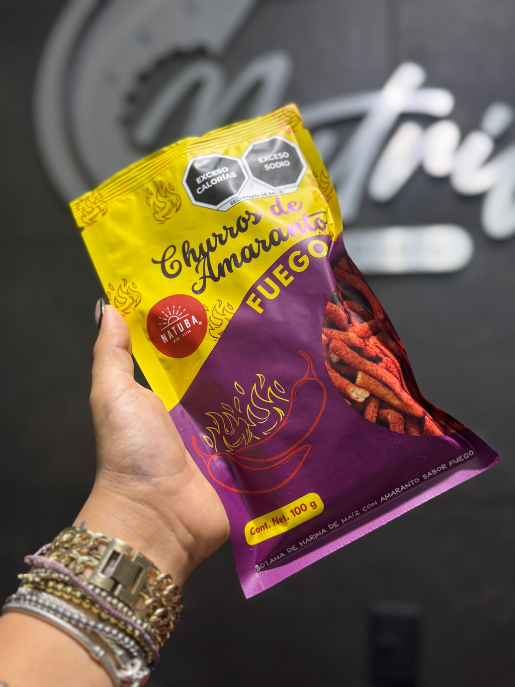 Churritos de Amaranto Natuba
