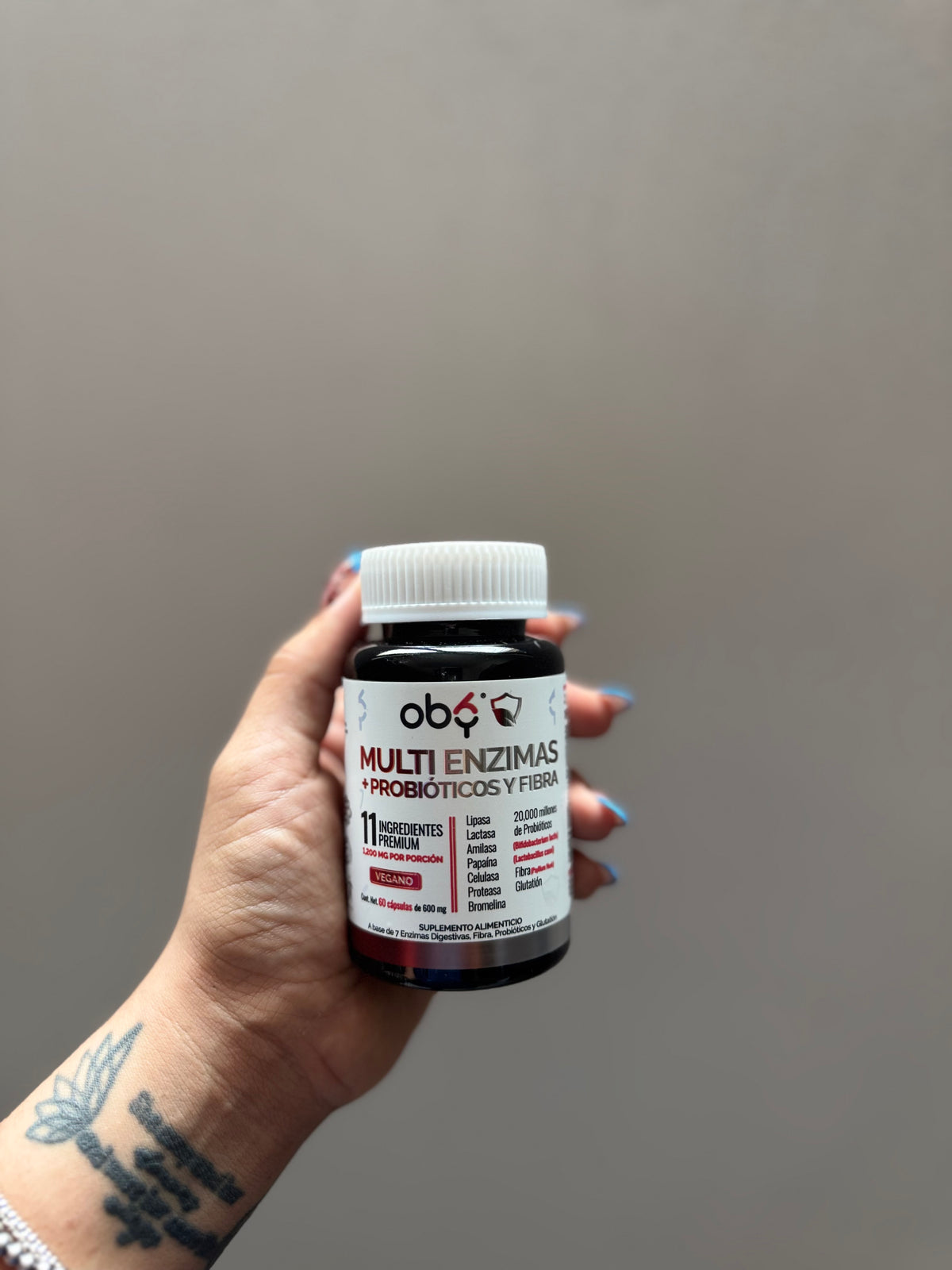 Capsulas MultiEnzimas+Probioticos y Fibra
