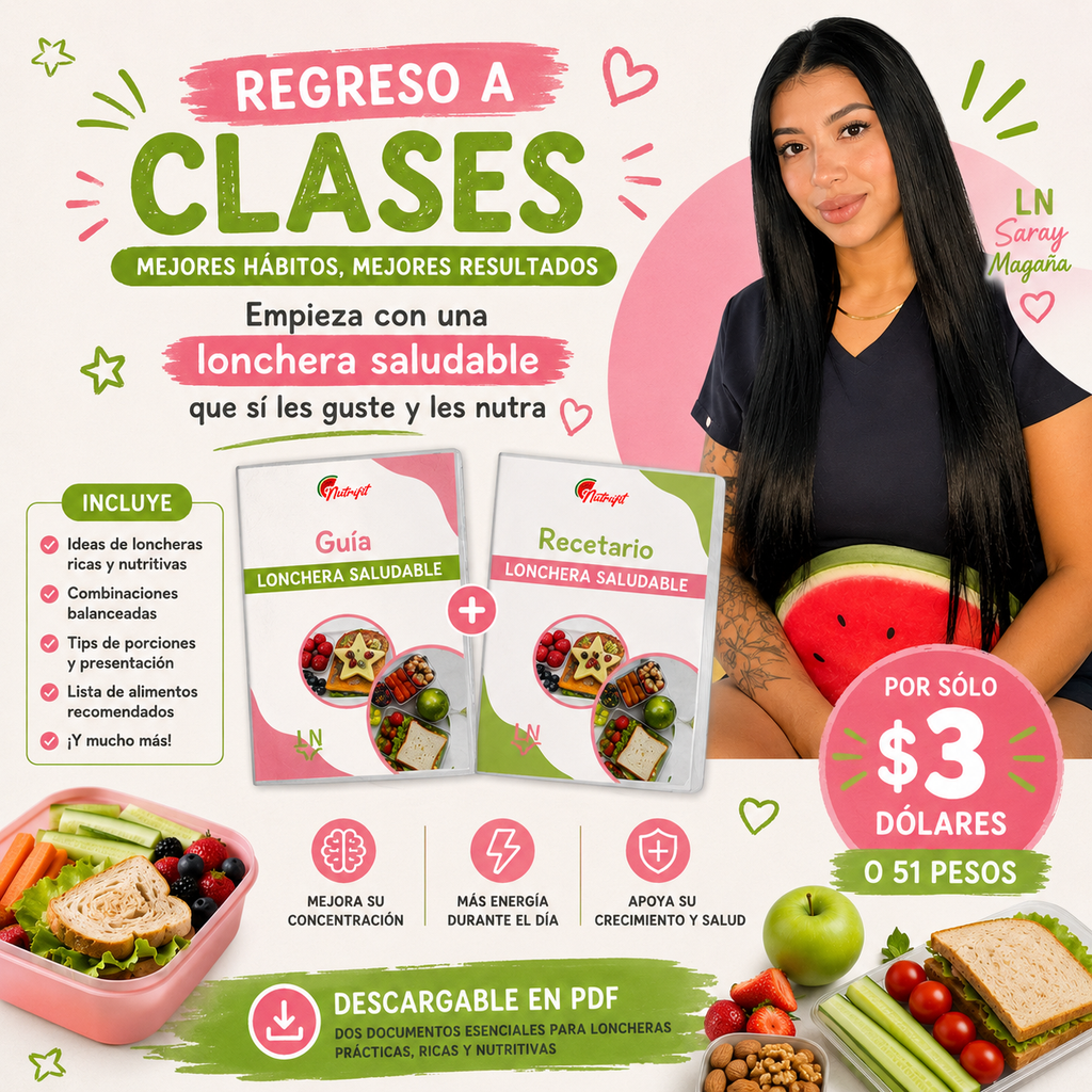 Lonchera saludable 🍉❤️