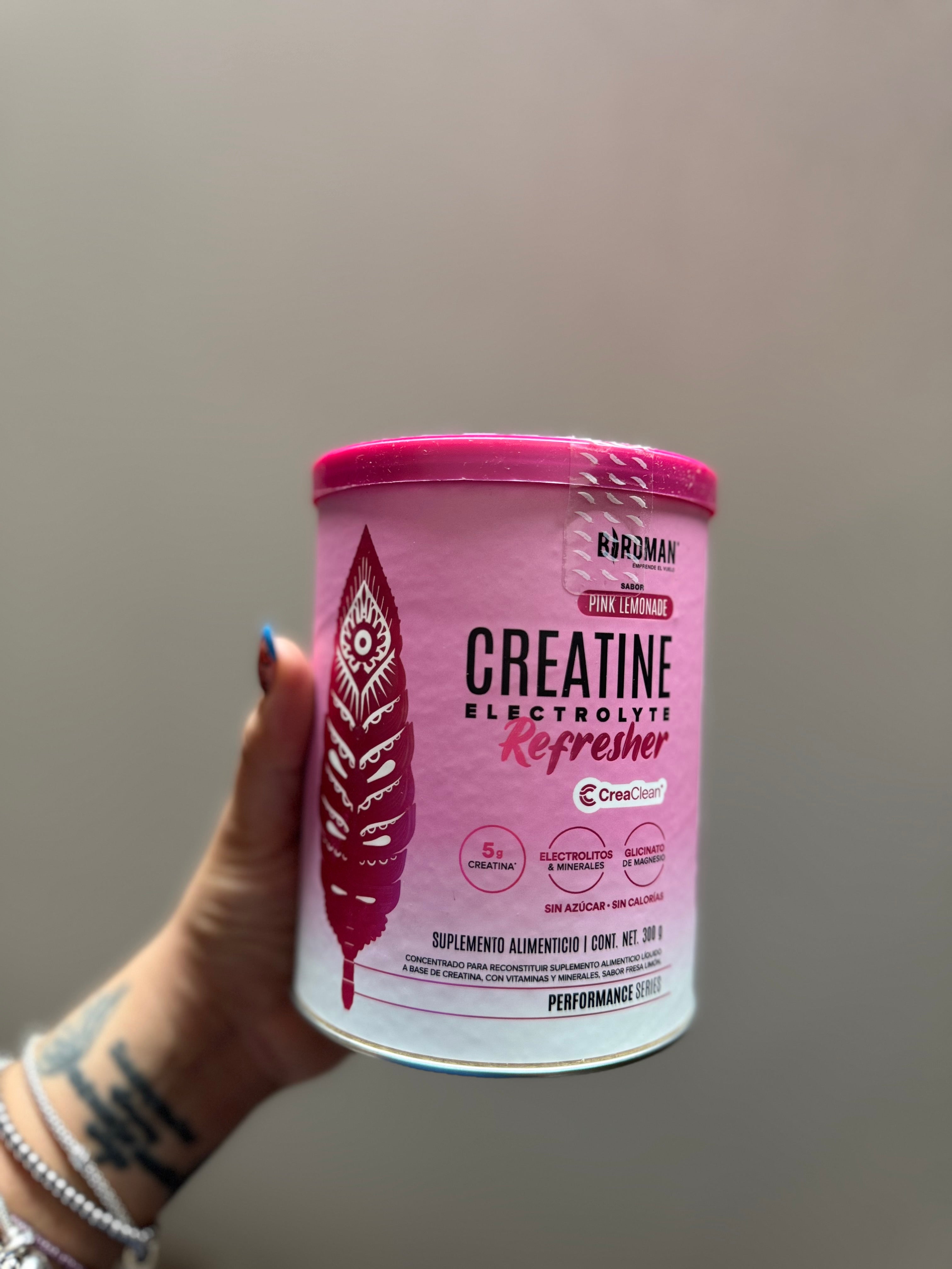 Creatina Electrolito Refresh Birdman
